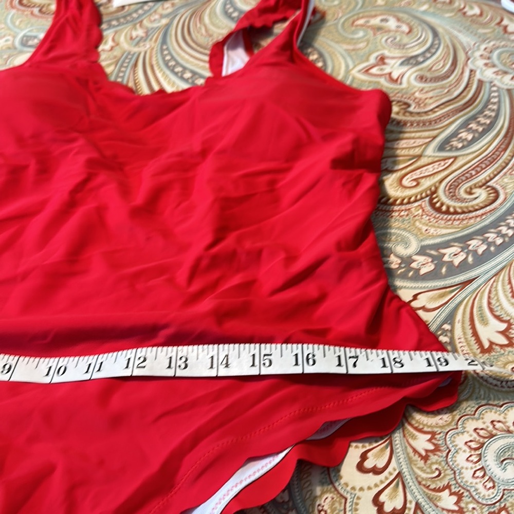 NWT XXL red one piece swimsuit. - Picture 6 of 10
